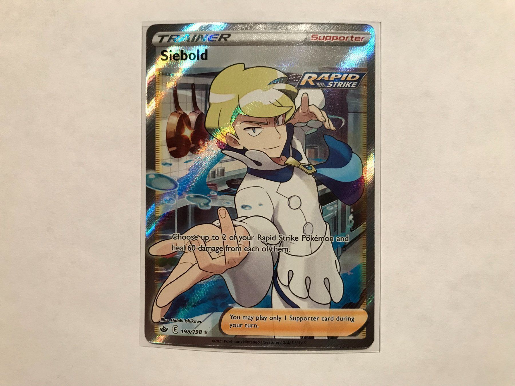 Pokémon Carte collezionabili: Trainer Siebold Fullart EN – Nuovo (secondo la descrizione) da Hagendorn venduto da Pokecollectorch