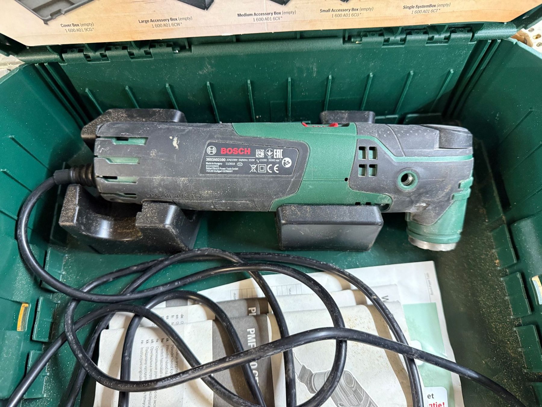 Tutte le macchine: Bosch PMF 250 CES – Usato da Schmiedrued venduto da glunggebuur 1