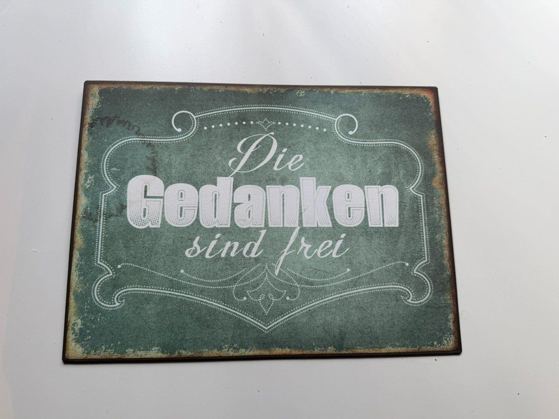 Schilder: DEKOSCHILD BLECHSCHILD – Gebraucht aus Meienried von ManuelaBoutique 7