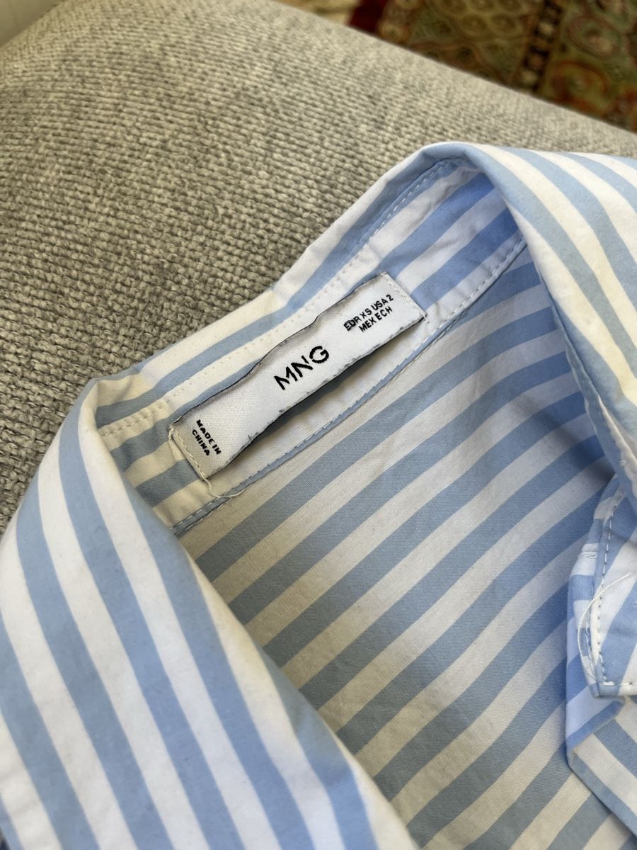 Mango Camicette: Chemise rayée MANGO, taille XS, comme neuve – Nuovo (secondo la descrizione) da Nyon venduto da ali_w2tv 1