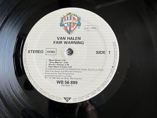Dischi in vinile: Van Halen – Usato da Aarwangen venduto da Jukebox3 7