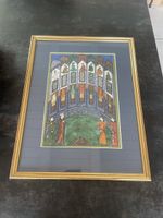 Tableau Ancien Tissu Persan 