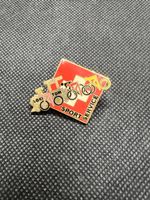 Anstecker Velo LOKI TOM SPORT SERVICE rot goldfarben