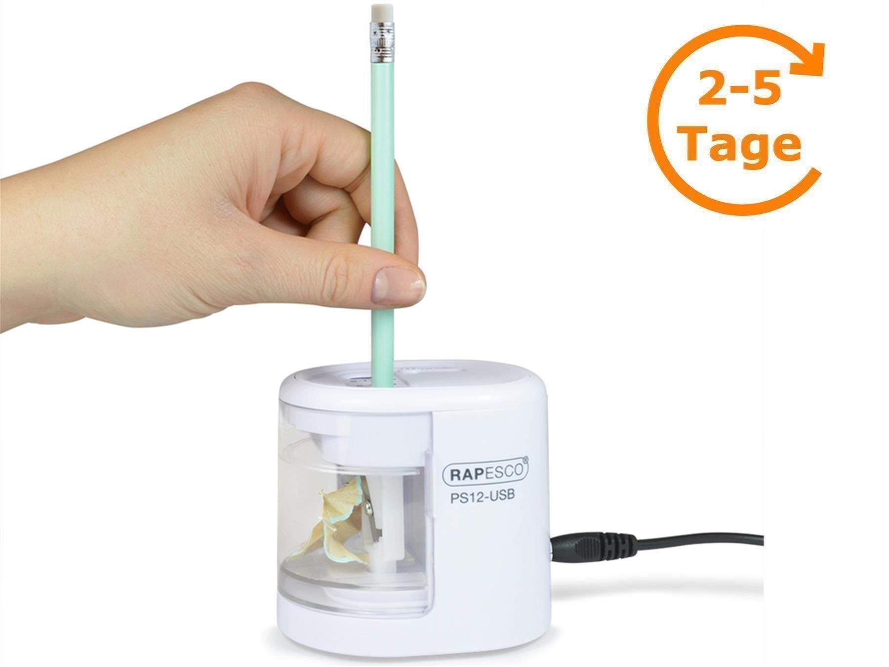 Temperini: Elektrischer Doppel-Spitzer, USB weiss – Nuovo e nell'imballaggio originale da St. Gallen venduto da cointec