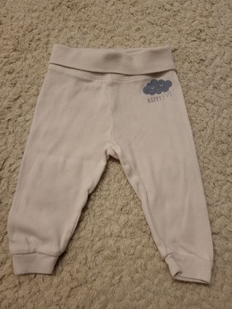 Süsse Baby Hose mit Wolken Motiv, Grösse 62/68 Top!