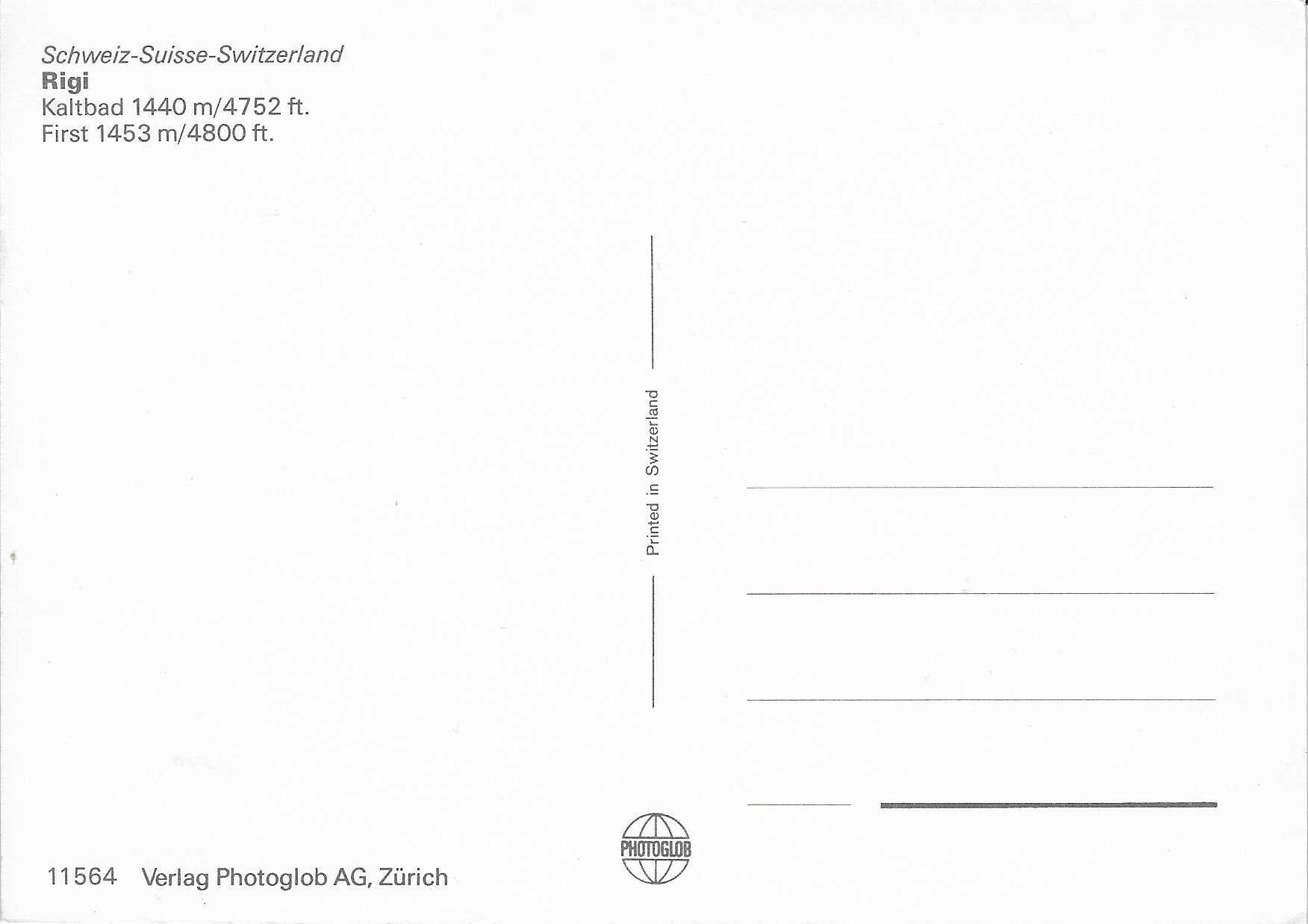 Cartoline postali: Rigi Kaltbad LU – Nuovo (secondo la descrizione) da Rothrist venduto da Stranglehold 1