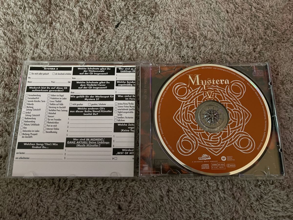 CDs: Mystera - Mystera V CD Album – Gebraucht aus Unterkulm von AnoliOccasion 1