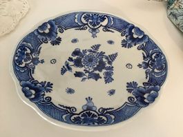 Echter Teller Delfs blau pocelijne fles, 1958-1960