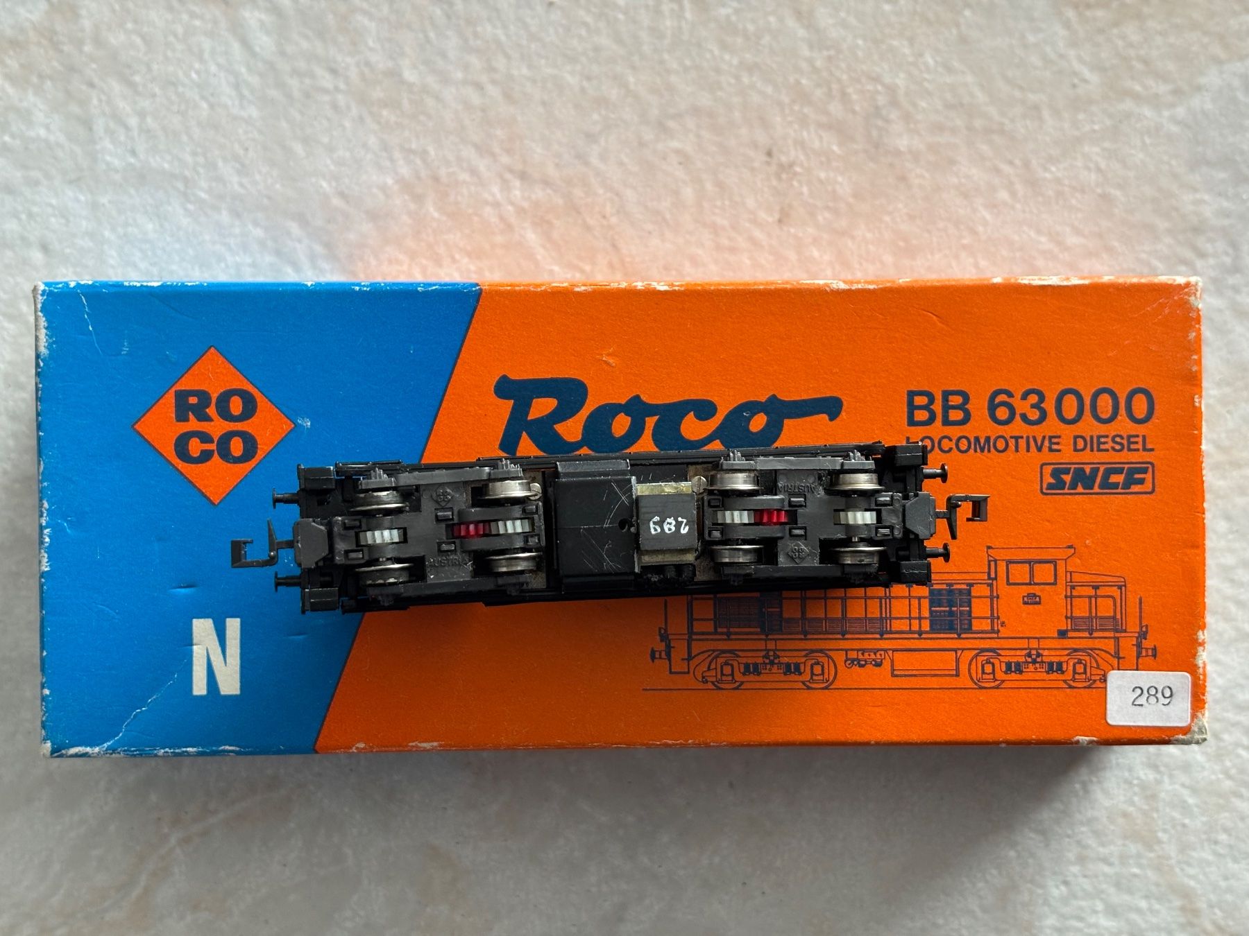 Roco Modellini di ferrovie: Roco 2152 A Dieselok BB63998 SNCF – Nuovo (secondo la descrizione) da Hauterive NE venduto da eriamch 4