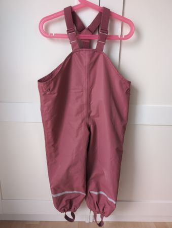 gefütterte Matschhose / Regenhose, Gr. 98/104