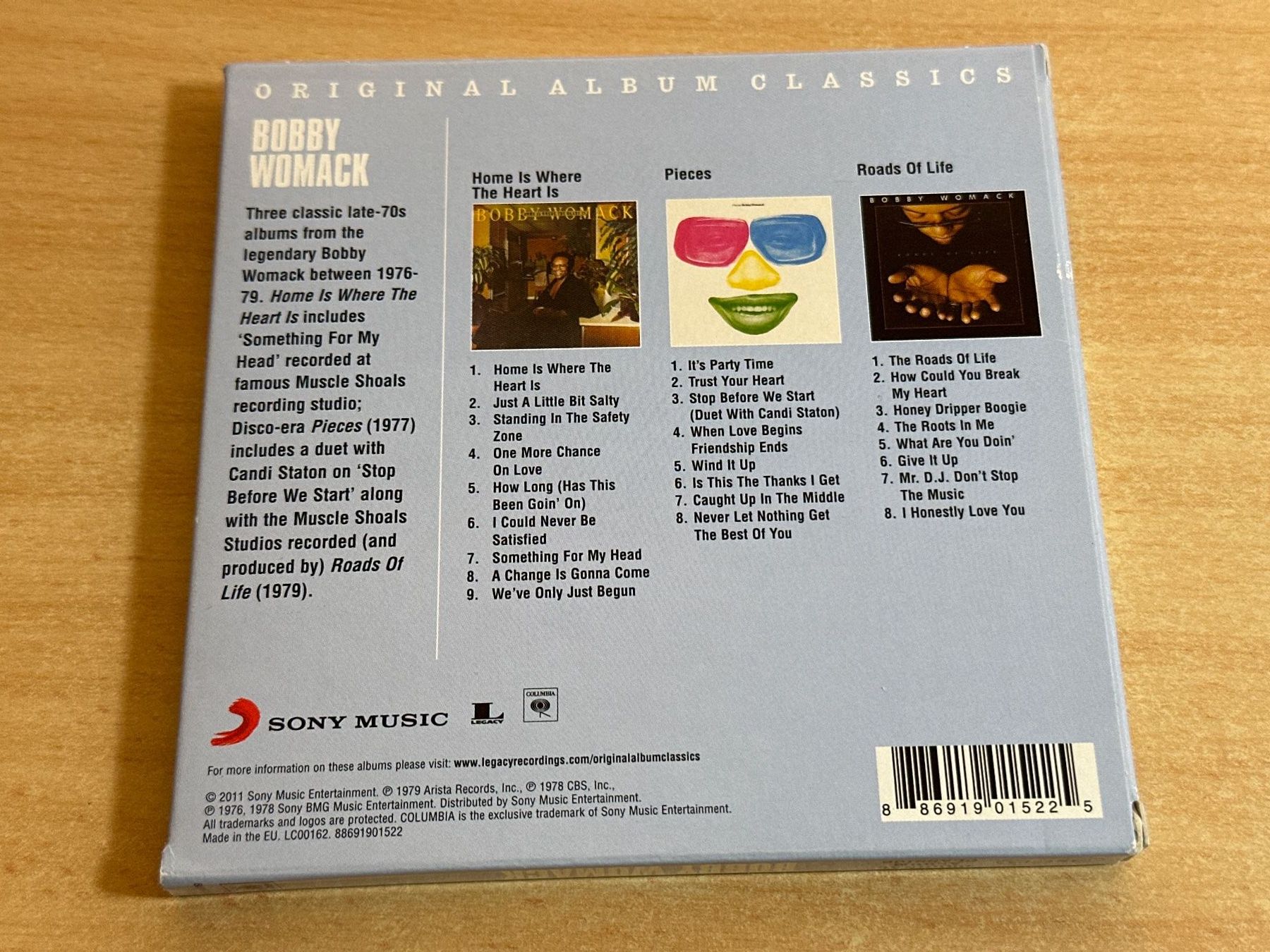 CD: Bobby Womack – Original Album Classics - 3 CD – Usato da Rikon im Tösstal venduto da Alpenmutz 1