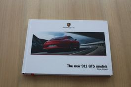 Porsche 911 GTS Modelle Hardcover 991 Prospekt 01/2017