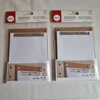 Rayher Papphalterung mit Notizzettel, 2 Stück, Neu!