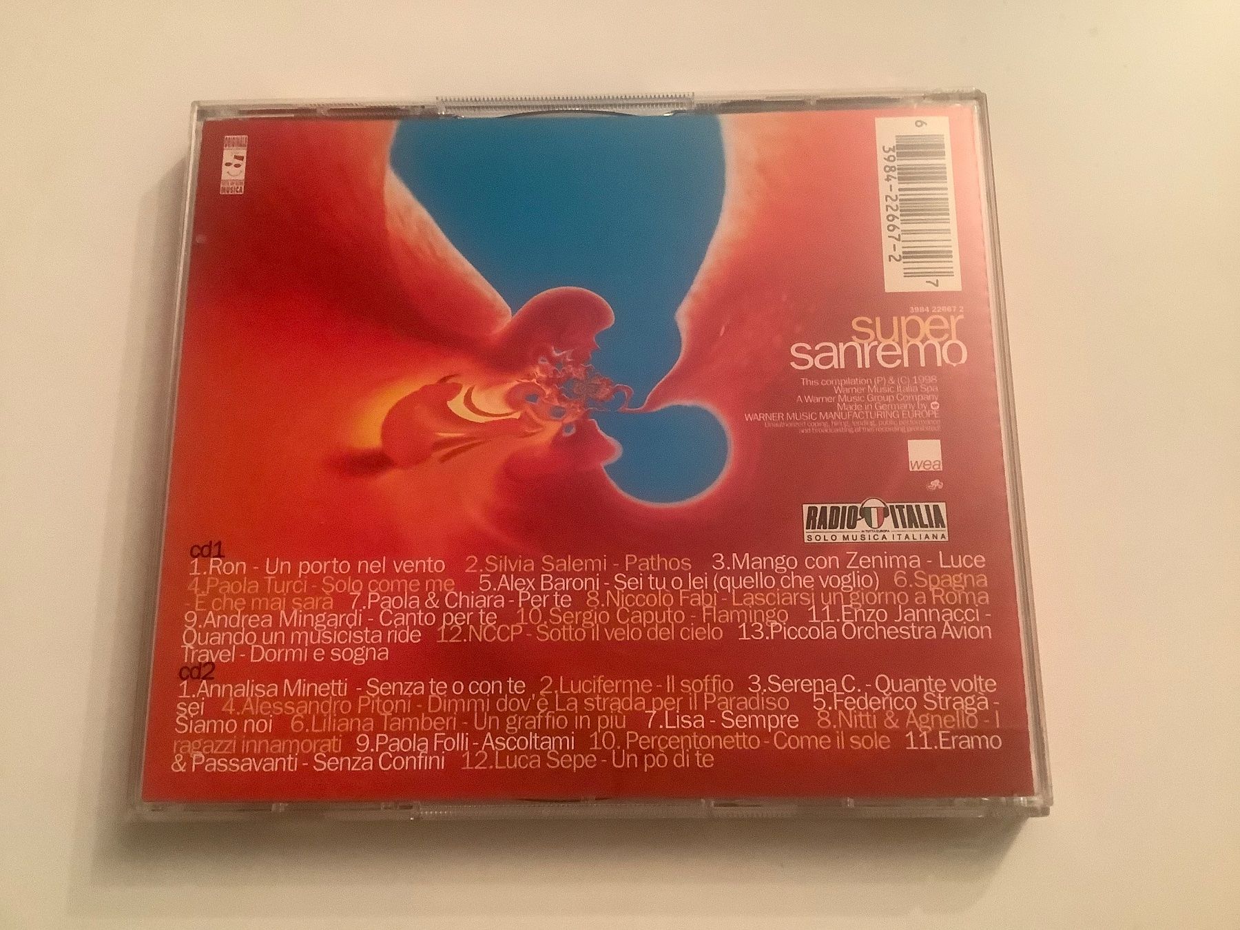 CD: super sanremo / 1998 / 2 CDs – Usato da Dübendorf venduto da Shreck 1