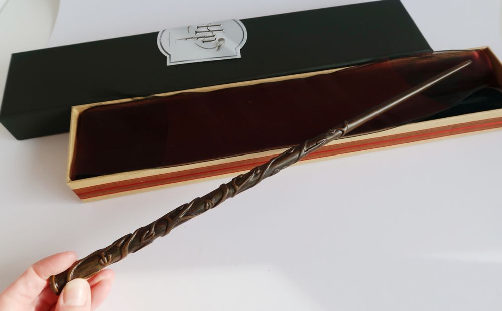 WOW! STUFF! Harry Potter Hermine Granger Zauberstab – 36 Cm Mit Light-Painting-Funktion, Offiziell Lizenziert