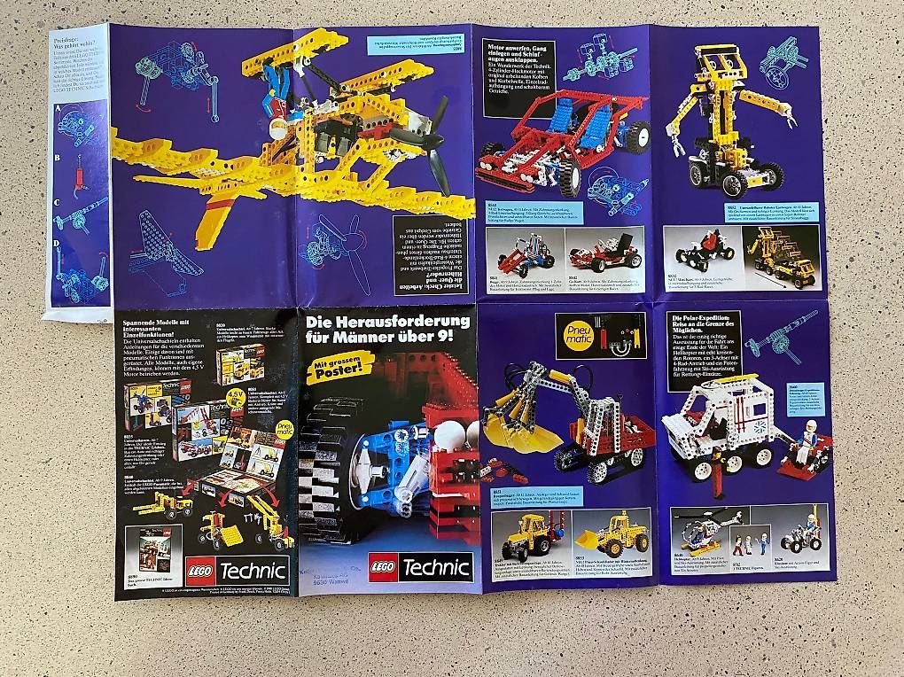 Giocattoli: Lego Technik Poster – Usato da Brugg AG venduto da FlowerStreet 2