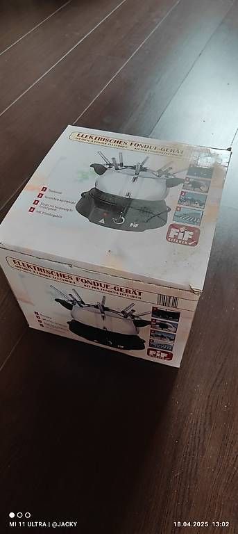 Küchengeräte: Elektrisches Fondue Gerät – Neu und originalverpackt aus Zumikon von Phay 2