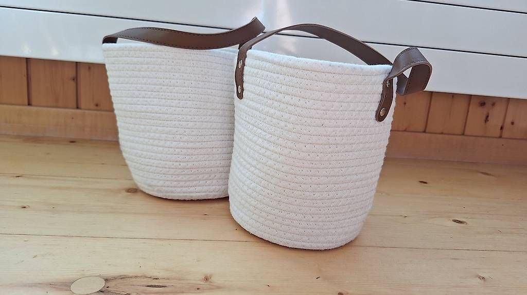 Autres articles pour la maison: Körbe weiss  – Neuf avec emballage d'origine à Schwellbrunn par lea_hb2s