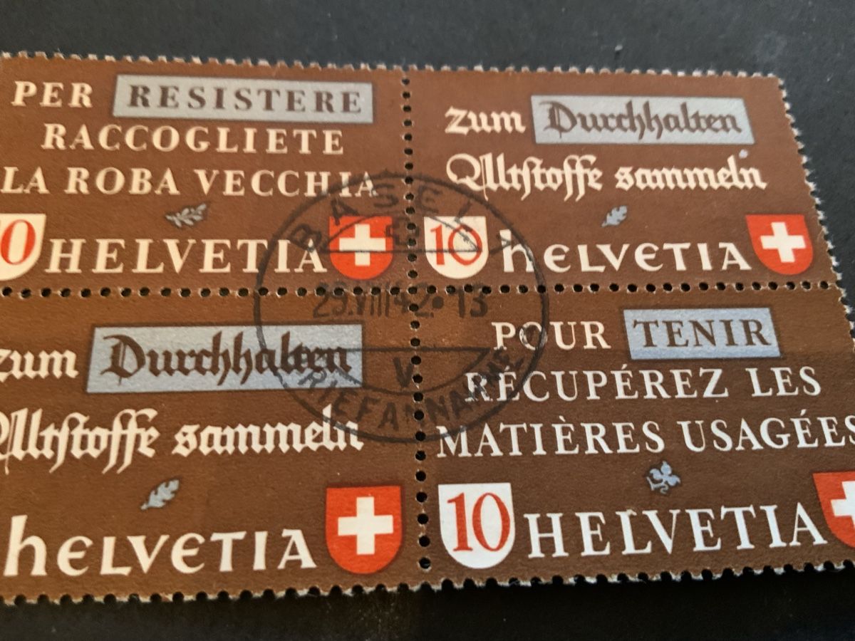 Tutti i francobolli: 1942 ALTSTOFFVERWERTUNG 256I – Usato da Beinwil am See venduto da Ricri 1