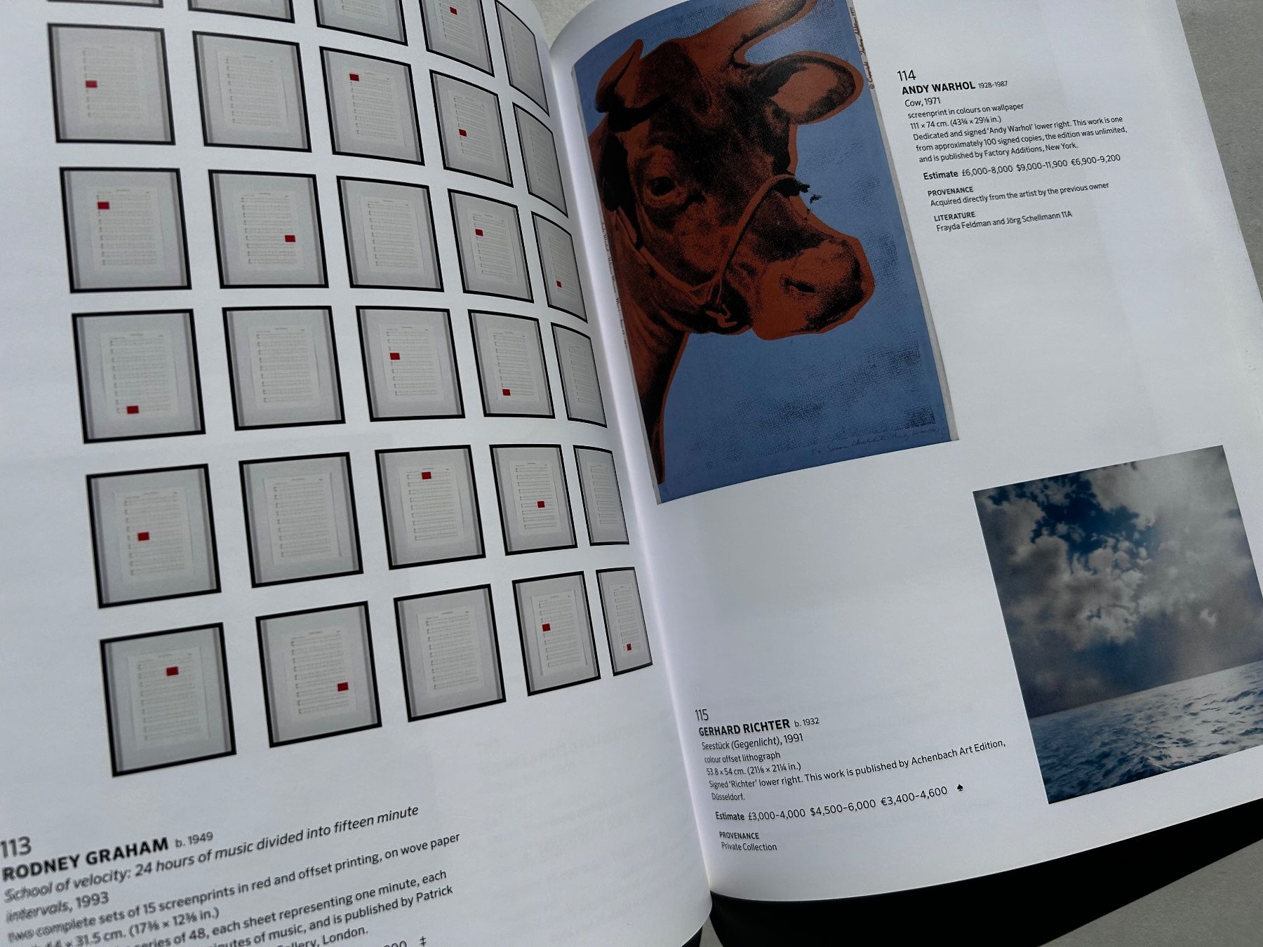 Bücher: Phillips Auktionskatalog Kunst "Under the Influence" – Gebraucht aus Zürich von lesgarcons 5