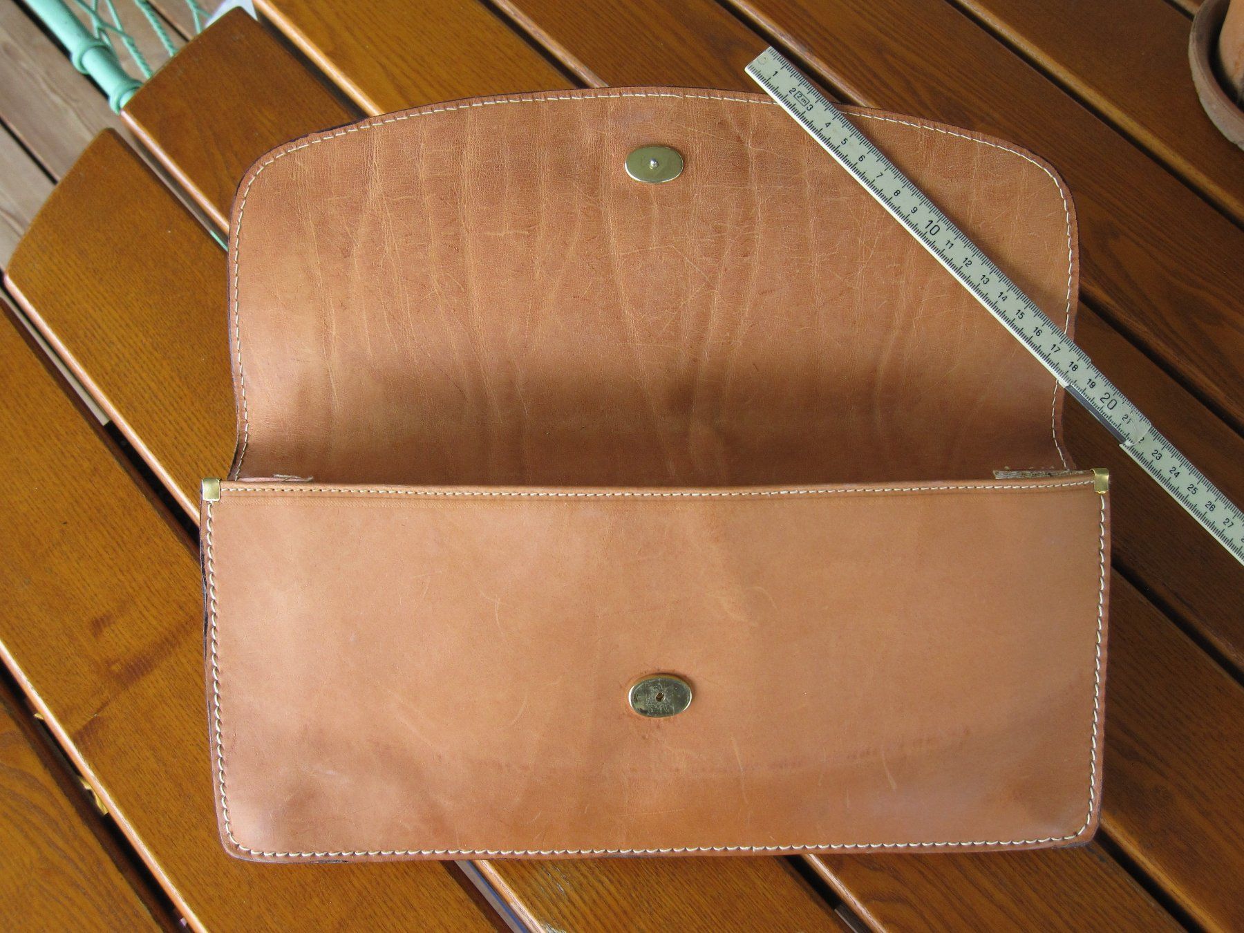 Borse: Vintage - RAPHAEL  -  Leder "Clutch" Handtasche – Usato da Arbon venduto da lucullus61 2
