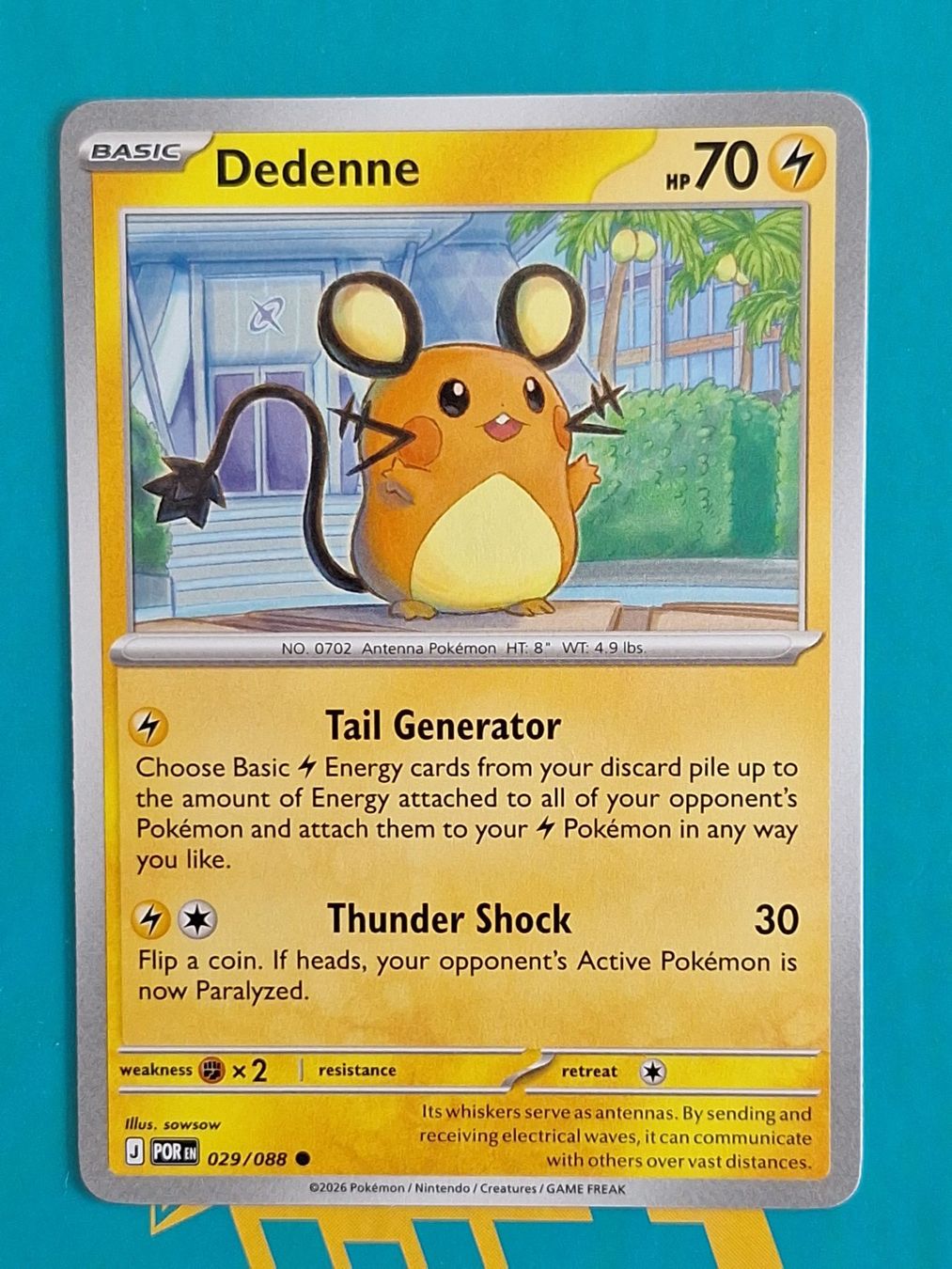 Pokémon Carte collezionabili: Dedenne - Pokemon Perfect Order – Usato da Altstätten SG venduto da GGsGameshop