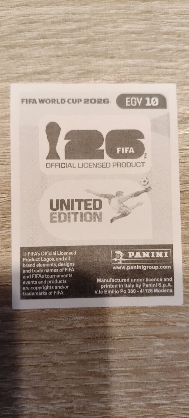 Panini Carte collezionabili: FIFA World Cup 2026 / EGY 10 – Nuovo (secondo la descrizione) da Plan-les-Ouates venduto da col_vq9g 1