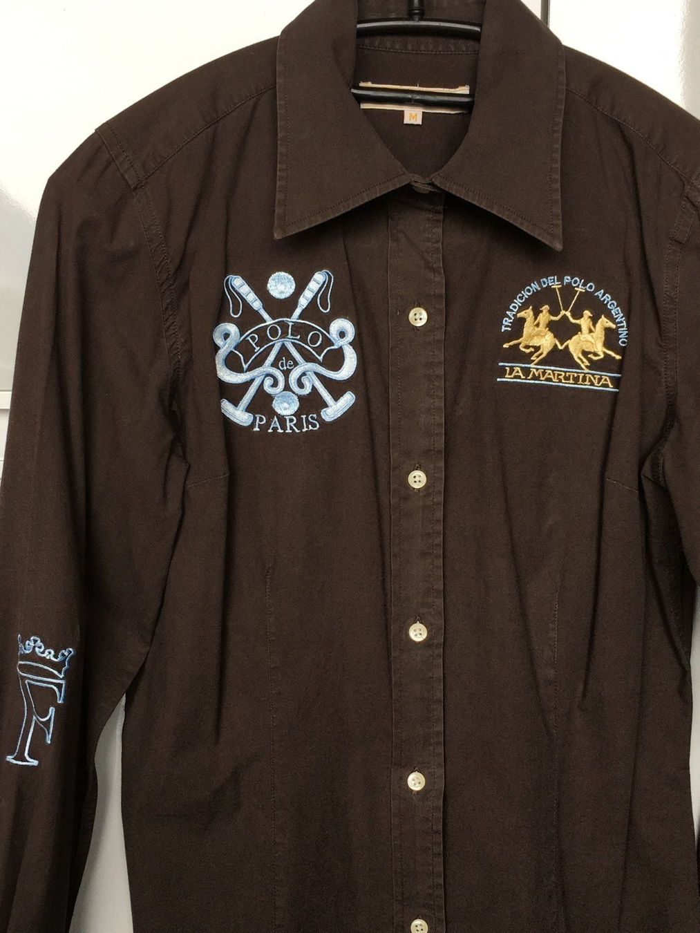 La Martina Blusen: La Martina Bluse Mocca Grösse S-M 34-36 – Gebraucht aus Chur von Chanel72 7