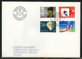 1979, FDC, Sonderpostmarken I (622–625)