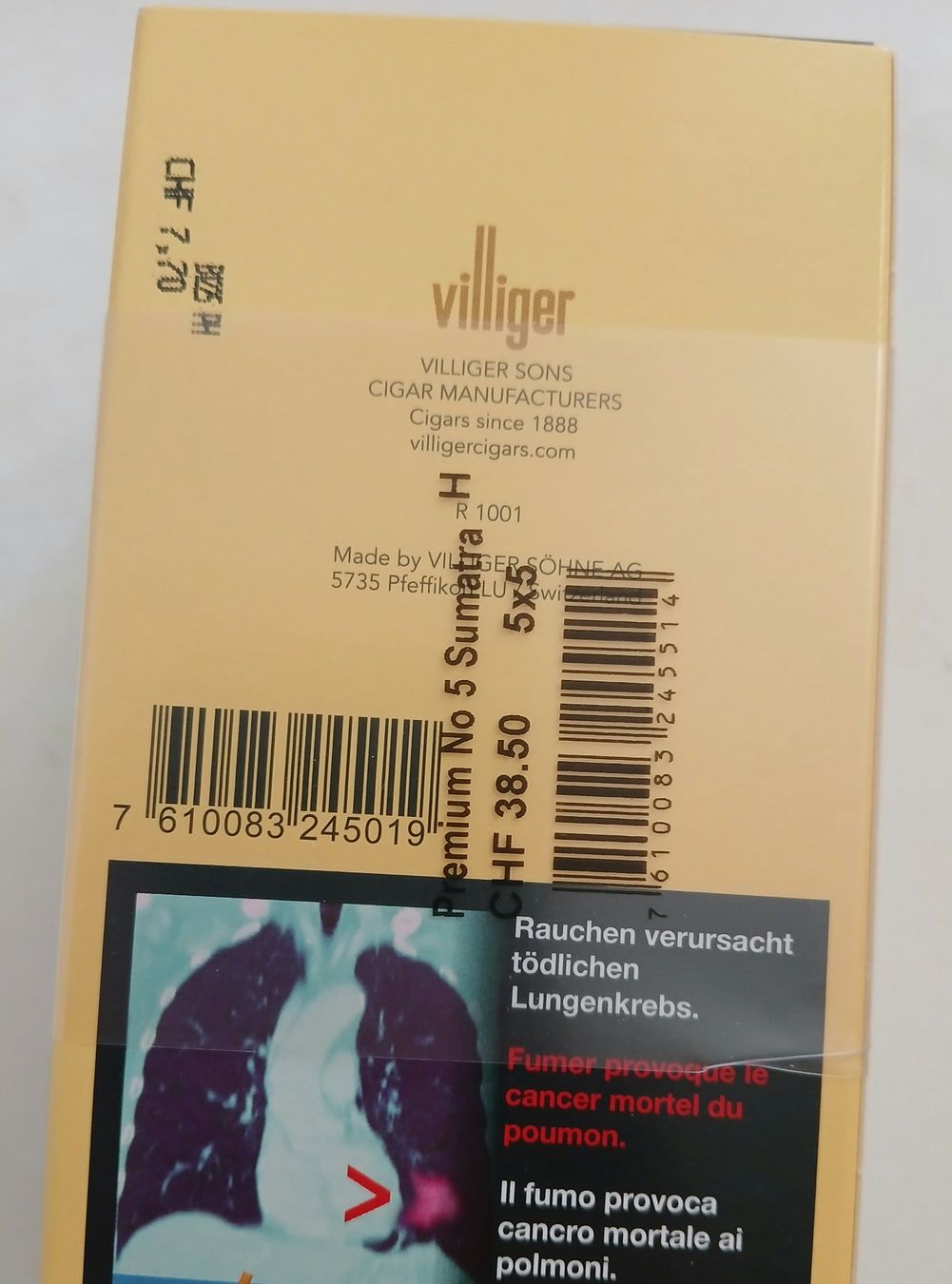 Villiger Cigares: Cigars Villiger – Neuf avec emballage d'origine à Gland par lil_jx7y 2