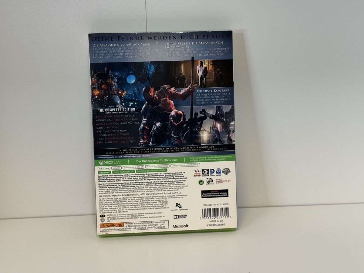 Giochi: Batman Arkham Origins Complete Edition - Xbox 360 – Usato da Herznach venduto da marco_0123 1