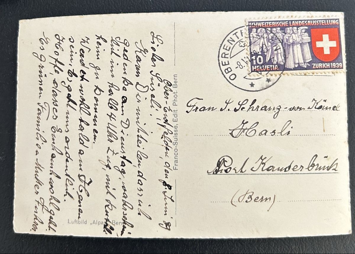 Cartoline postali: Flugaufnahme Oberentfelden  – Usato da Horw venduto da Tellbub 1