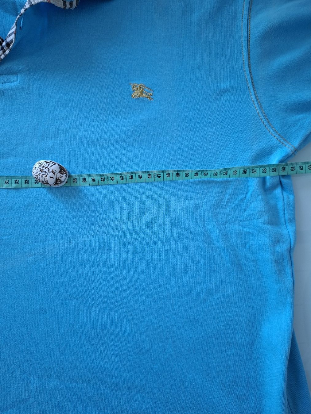 Burberry Magliette Polo: Polo Burberry turquoise, taille M,  – Usato da Renens VD venduto da ser_j2fn 3