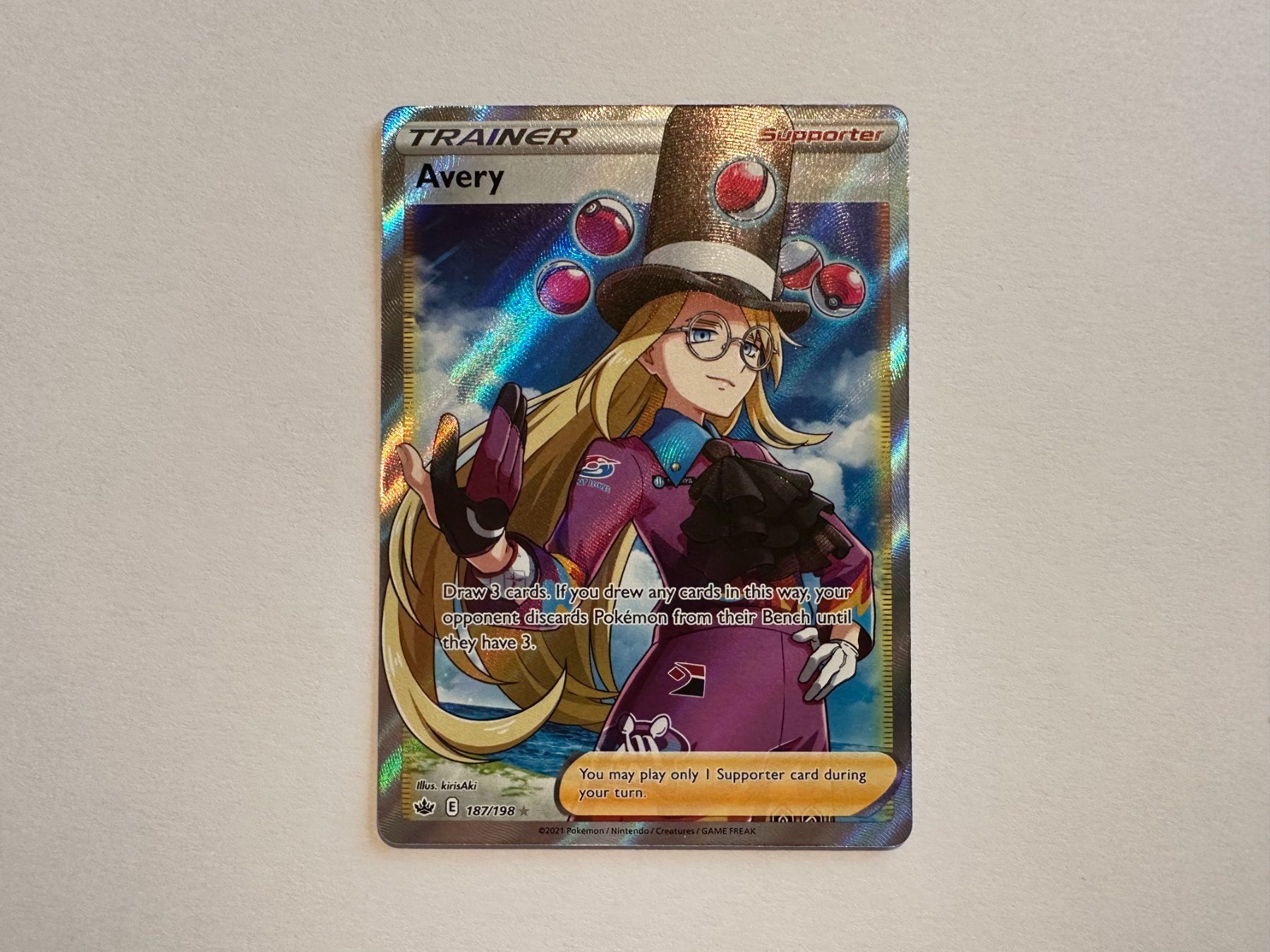 Pokémon Carte collezionabili: Trainer Avery Chilling Reign EN – Nuovo (secondo la descrizione) da Hagendorn venduto da Pokecollectorch 1