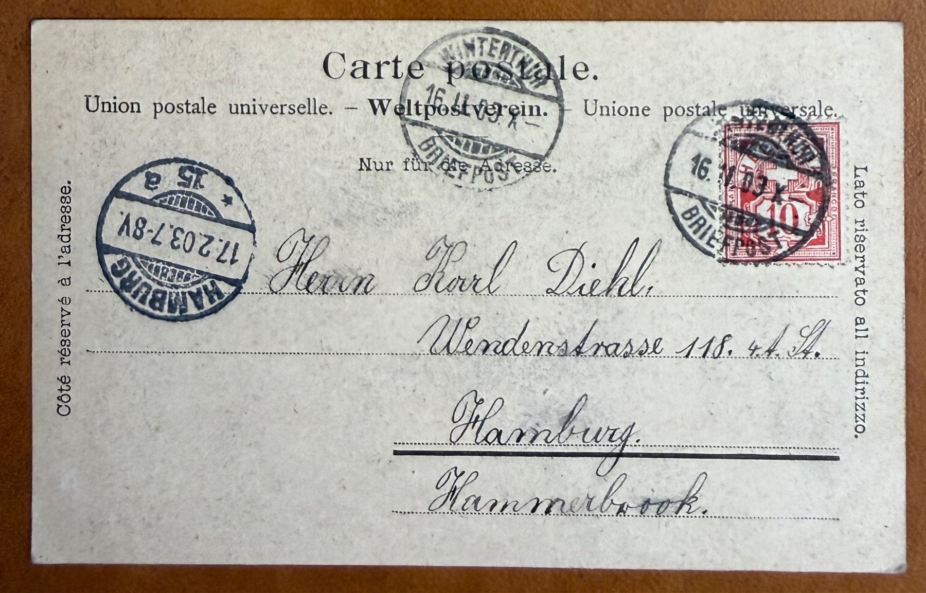 Cartoline postali: Luzern - Schweizerhof quai - 1908 – Usato da Lutry venduto da Ediego 1