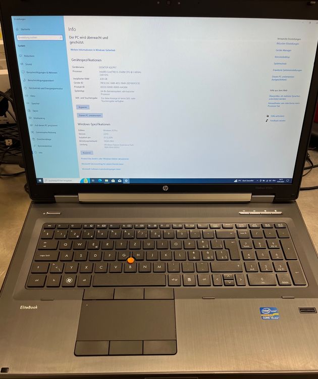 Hard Disk SSHD Ibrido 500GB 2.5" Per HP EliteBook 8760w - Con Windows 7 Professional 64 Preinstallato