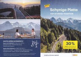 Schynige Platte bis zu 4 Tickets mit 30% RABATT Gratis Apero