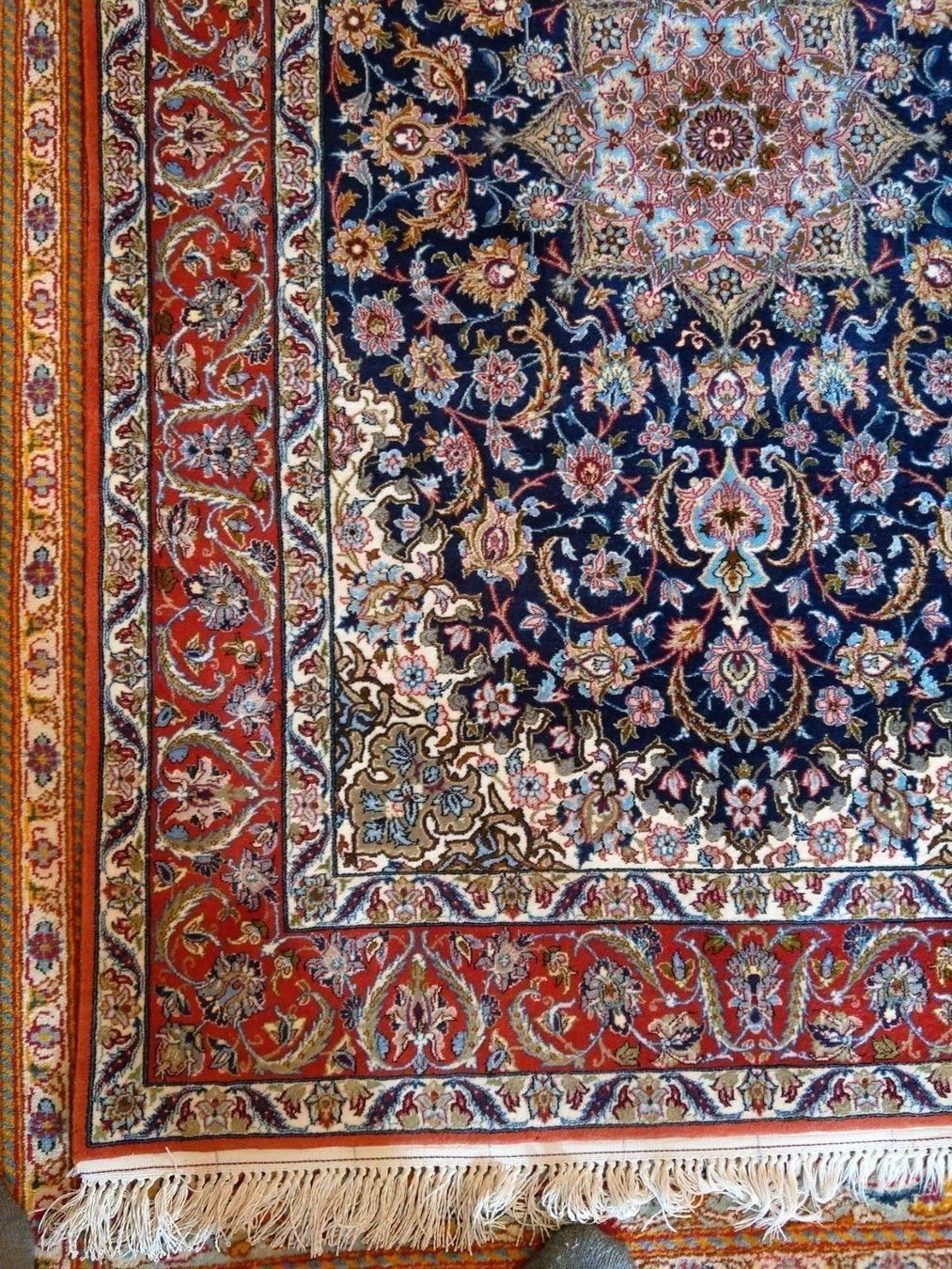 Tappeti: Orientteppich Isfahan Korkwolle auf Seide – Nuovo (secondo la descrizione) da Horgen venduto da ilanist 4