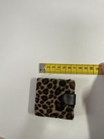 Taschenspiegel Leopardenmuster klappbar guter Zustand