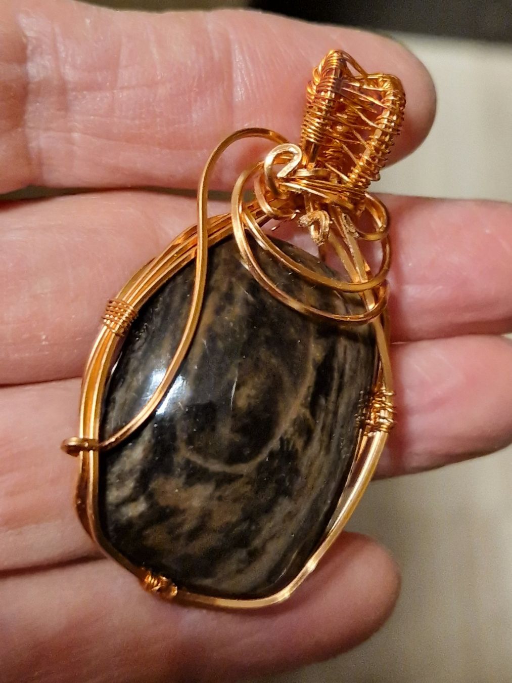 Anhänger: Lithothérapie obsidienne Mentogochol – Neu (gemäss Beschreibung) aus SAXON von Mariposita1428