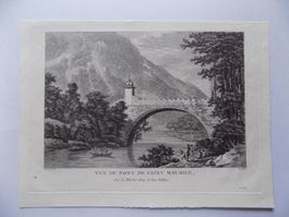Vue du Pont de Saint Maurice