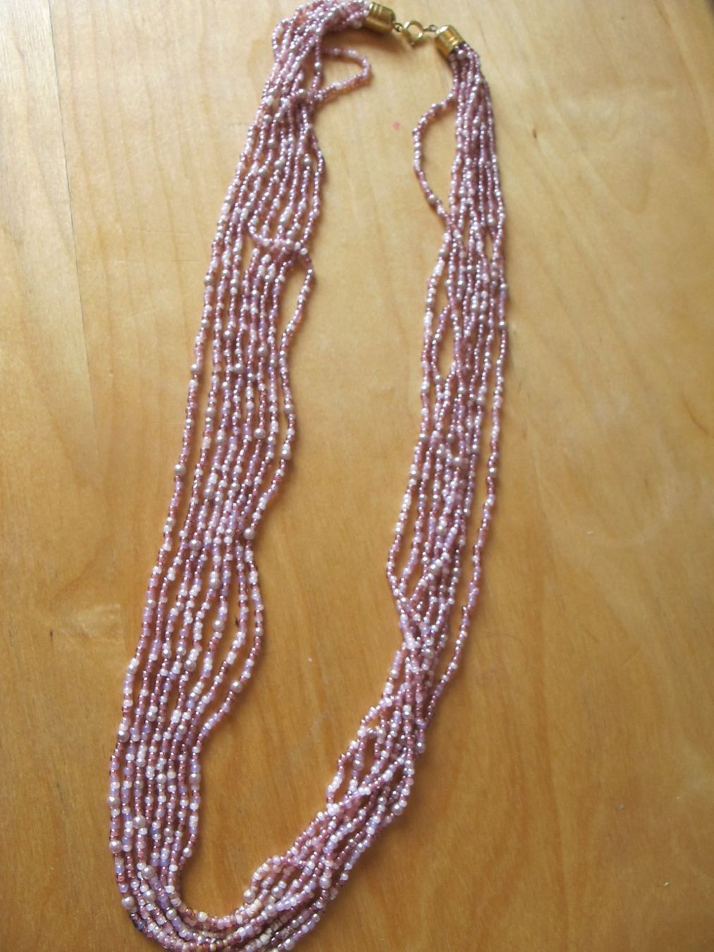 Catenine: Vintage Halskette mit Glasperlen – Usato da Löhningen venduto da Chimae67