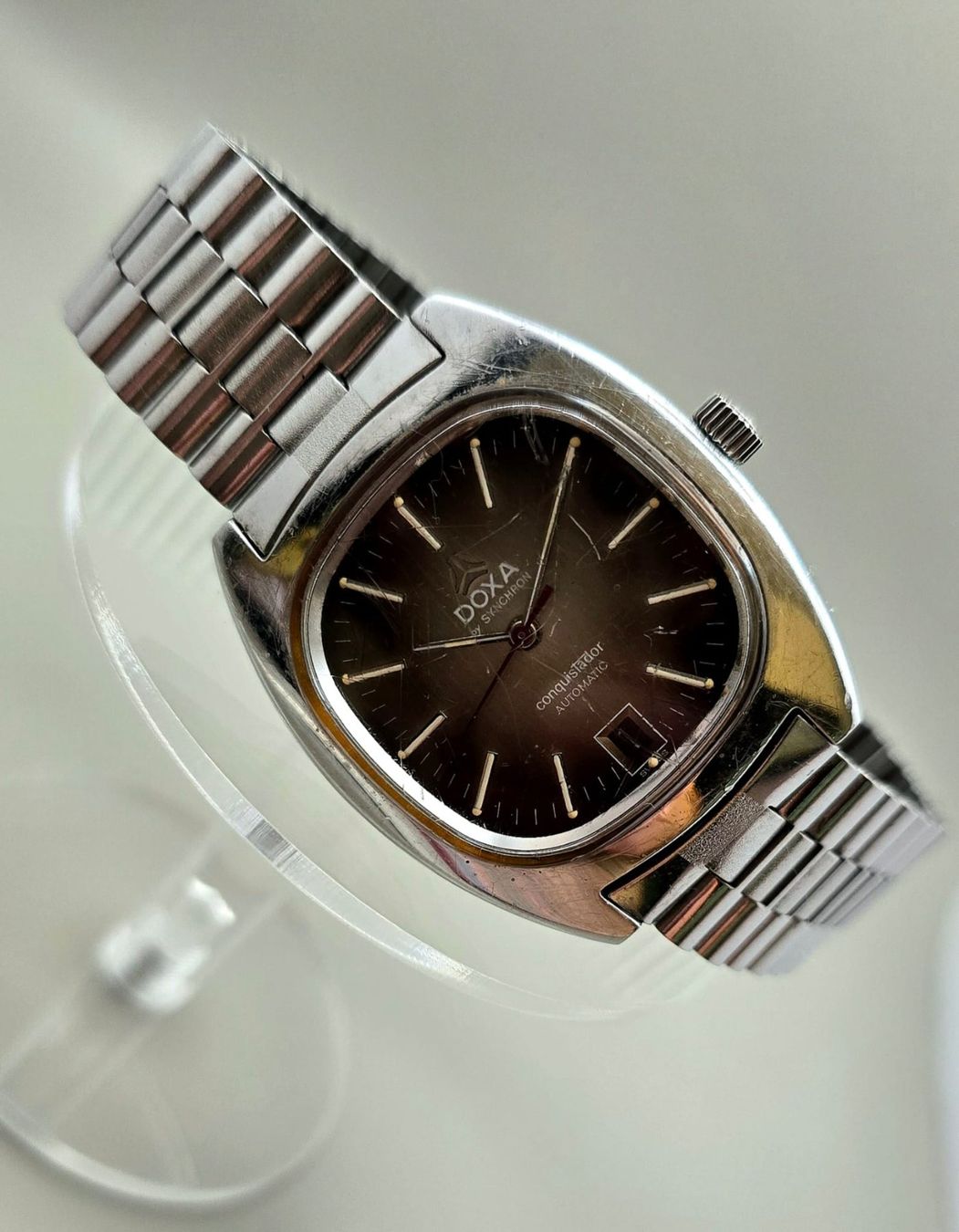 Doxa Montres: DOXA BY SYNCHRON VINTAGE  CONQUISTADOR AUTOMATIC DATE UHR – D'occasion à Neftenbach par Taschen-Uhren 3
