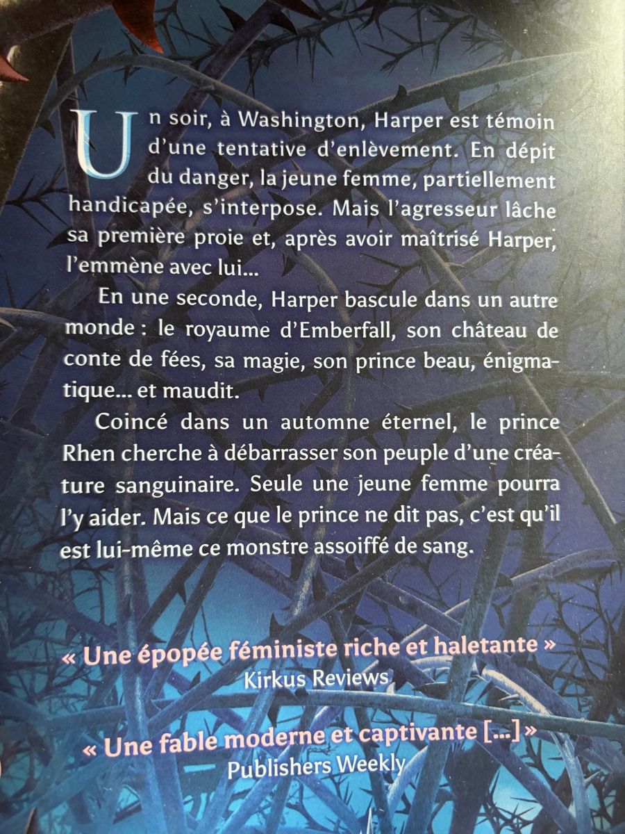 Bücher: Trilogie "Un Sort si Noir et Éternel" Brigid Kemmerer Lot li – Gebraucht aus Crissier von Nouchki76 2