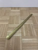 Langer Messing Schuhlöffel gehämmert vintage Schuhanzieher