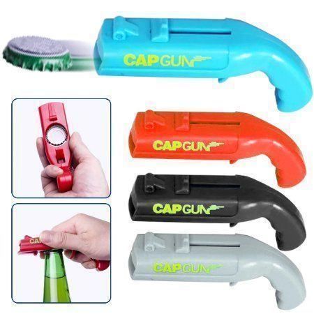 Giocattoli: Flaschenöffner Cap Gun Schwarz Lustig – Nuovo e nell'imballaggio originale da Abtwil SG venduto da PK89 1