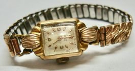 Damen Ührchen "Labor" swiss 20 micr. vergoldet, läuft.