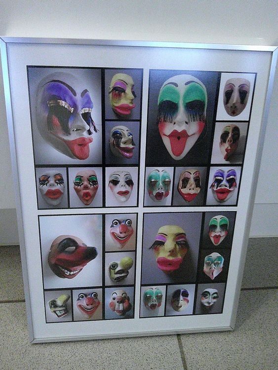 larven-bild-foto-collage-alte-larven-fasnacht-acheter-sur-ricardo
