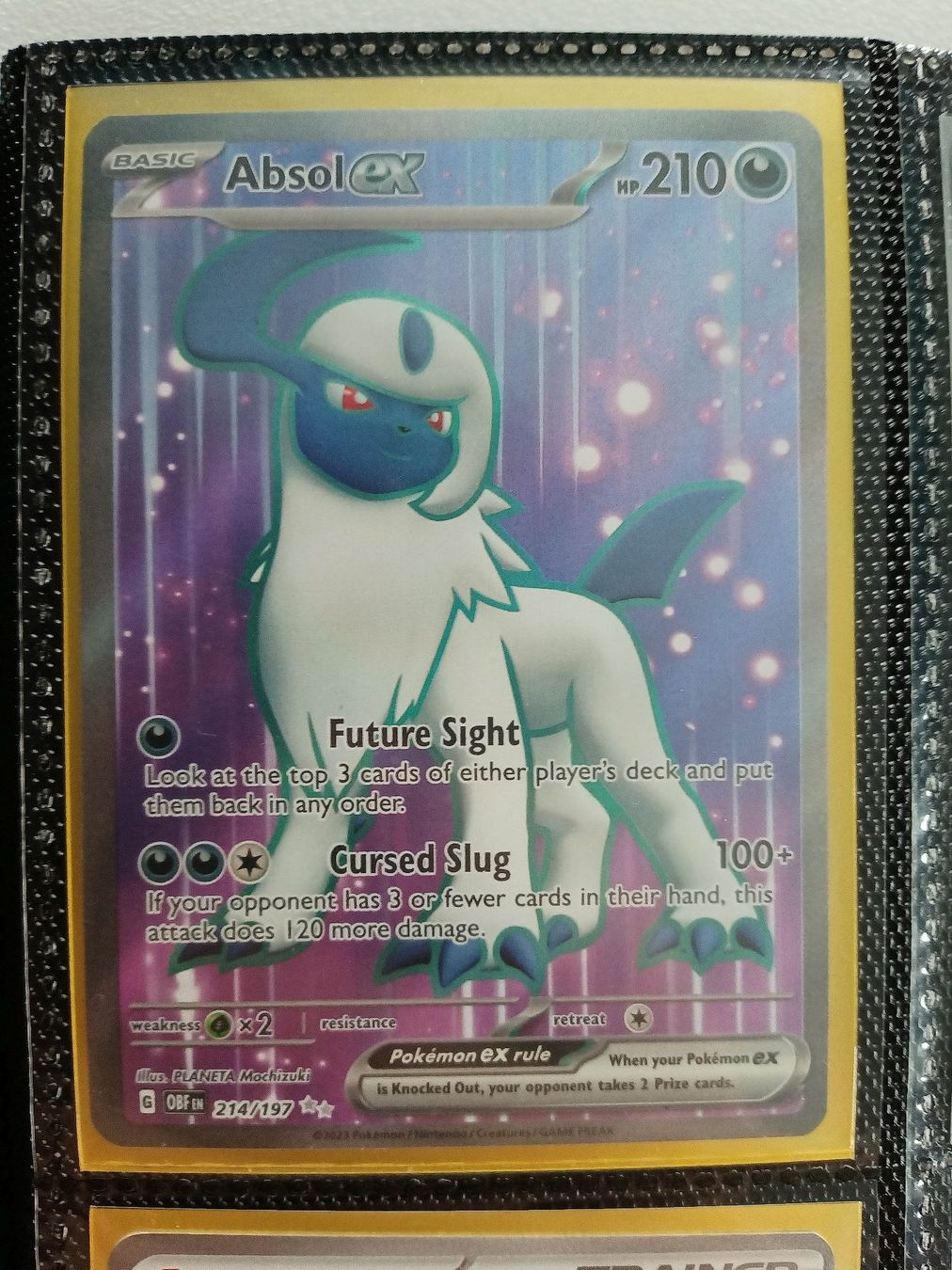 Pokémon Carte collezionabili: Absol ex - Full Art – Usato da Altstätten SG venduto da GGsGameshop