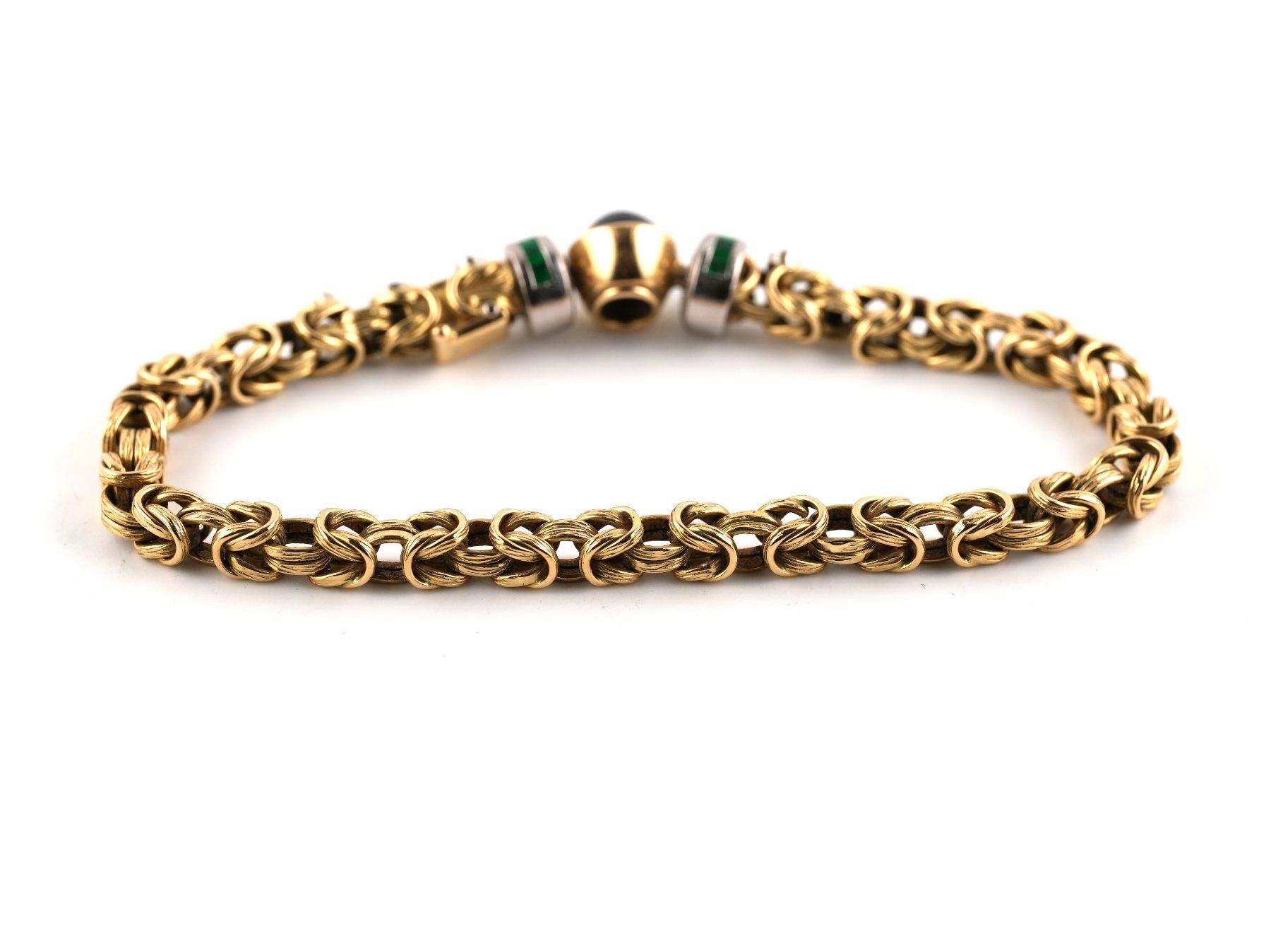 Bracciali & Braccialetti: Königsarmband 18K mit Steinen – Usato da Basel venduto da Edelmetallhaus24 3